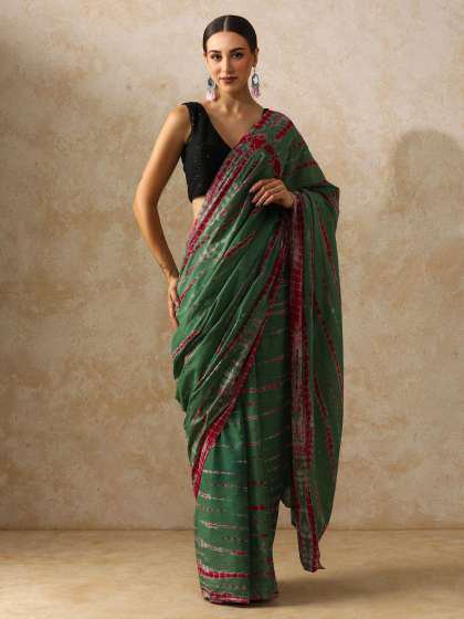 Leheriya Lime Silk