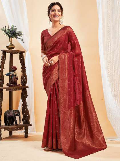 Kanika Kesar Maroon