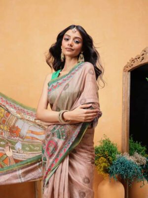 Samaira Silk Peach