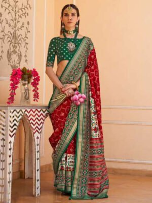 Samaira Silk Red