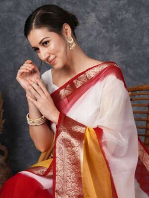 Vidhya Velvet Red