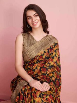 Payal Peach Red