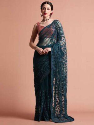 Sneha Soft Teal Glow