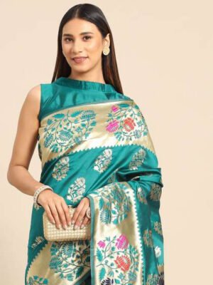 Vidhya Velvet Teal