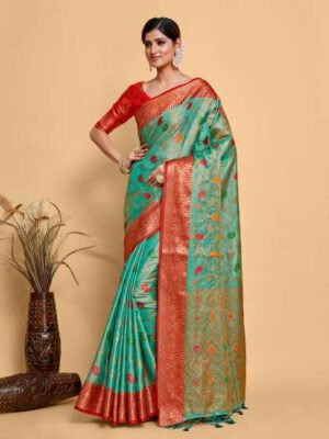Prisha Peacock Turquoise