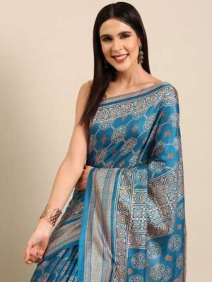 Kanmani Kesar Turquoise