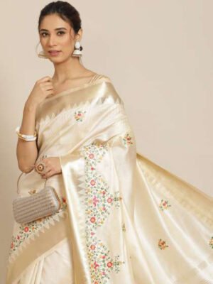 Charulata Champagne White