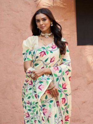 Bhavya Blush White