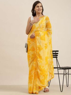 Mrinal Marigold Silk